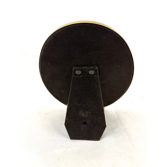 Vintage Solid Brass Oval Footed Picture Frame 5x7 Hand Polished Lacquer Coated - Picture 3 of 8